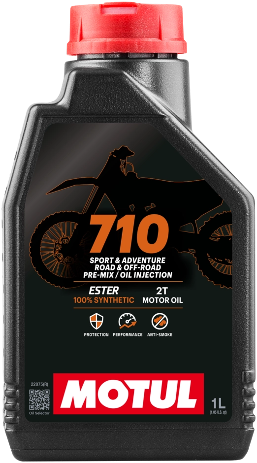 Motul 710 2T Synthetic Motor Oil - 1L