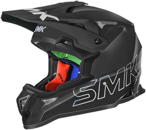 SMK Allterra Solid Helmet - MA260 (Black Matt)