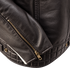 Nexo Ladies Cafe Racer V2 Leather Jacket - Dark Brown