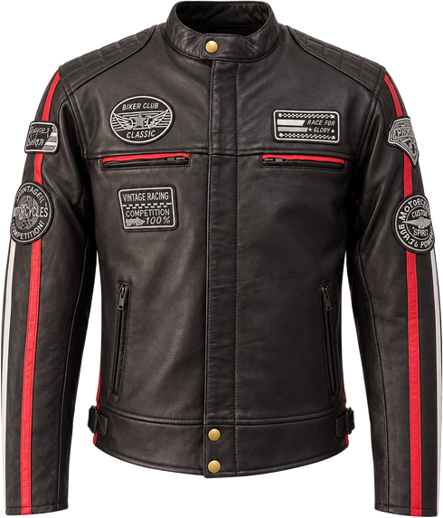 Nexo Cafe Racer V2 Leather Jacket - Dark Brown