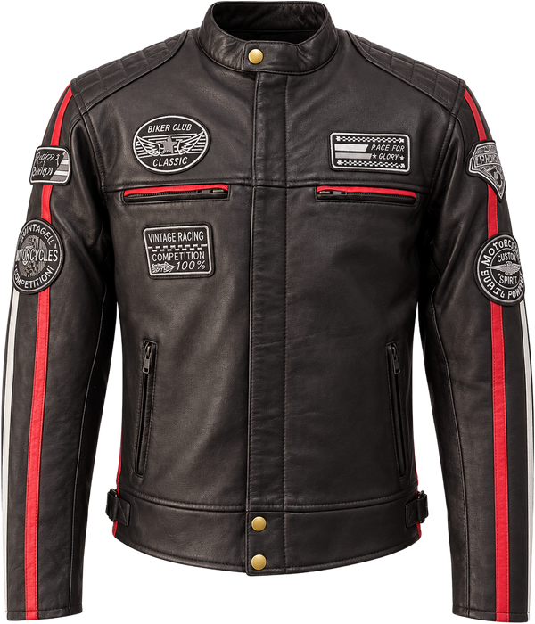 Nexo Cafe Racer V2 Leather Jacket - Dark Brown — Motorcycle Gear (image 1 of 7)