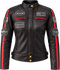 Nexo Ladies Cafe Racer V2 Leather Jacket - Dark Brown