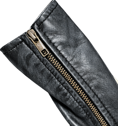 Nexo Ladies Cafe Racer V2 Leather Jacket - Denim Wax