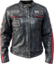 Nexo Ladies Cafe Racer V2 Leather Jacket - Denim Wax