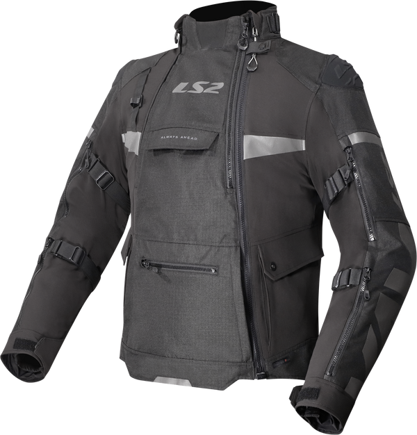 LS2 Mens X-Master Jacket - Black — Motorcycle Gear (image 1 of 2)