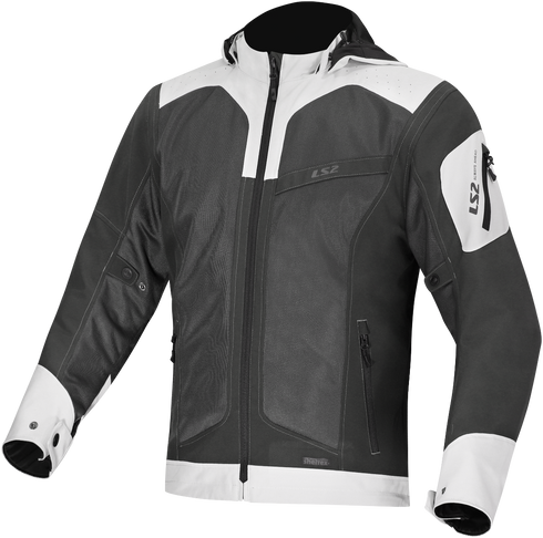 LS2 Mens Bolton Air Jacket - Green/Grey — Motorcycle Gear (image 1 of 2)