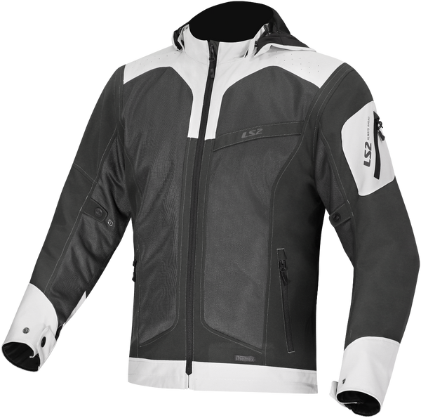 LS2 Mens Bolton Air Jacket - Green/Grey — Motorcycle Gear (image 1 of 2)