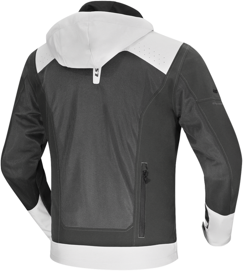 LS2 Mens Bolton Air Jacket - Green/Grey — Motorcycle Gear (image 2 of 2)