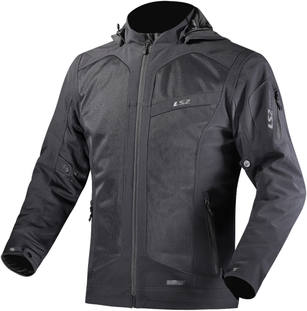 LS2 Mens Bolton Air Jacket - Black — Motorcycle Gear (image 1 of 2)