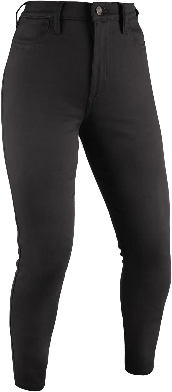 Oxford Ladies Super Jegging 3.0 Reinforced Stretch Denim Jeans - Black (Regular) — Motorcycle Gear (image 1 of 13)