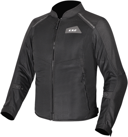 LS2 Mens Breeze Jacket - Black — Motorcycle Gear (image 1 of 2)