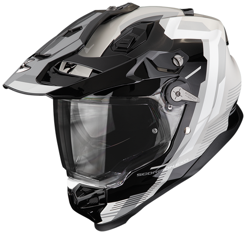 Scorpion ADF-9000 Air Patrol Helmet - Black/Silver