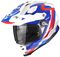 Scorpion ADF-9000 Air Patrol Helmet - White/Blue/Red