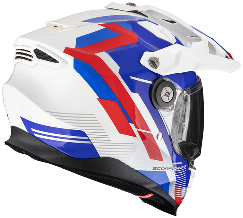 Scorpion ADF-9000 Air Patrol Helmet - White/Blue/Red