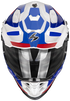 Scorpion ADF-9000 Air Patrol Helmet - White/Blue/Red