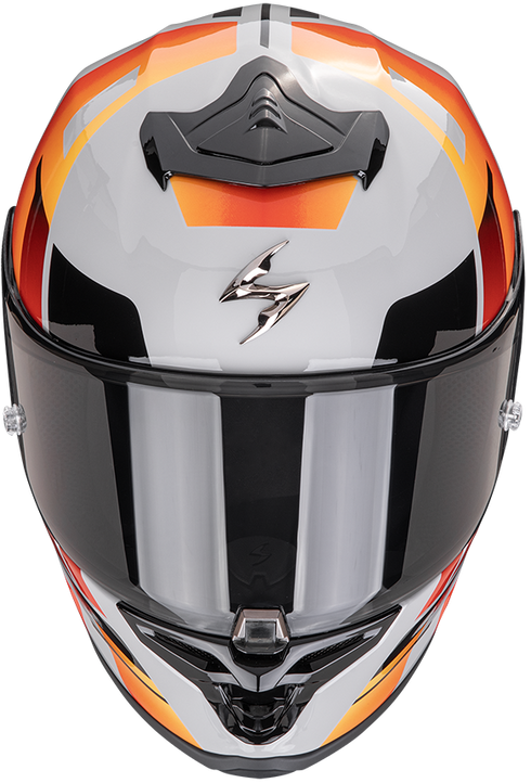 Scorpion EXO-R1 Evo II Air Adrenaline Helmet - Grey/Red/Orange