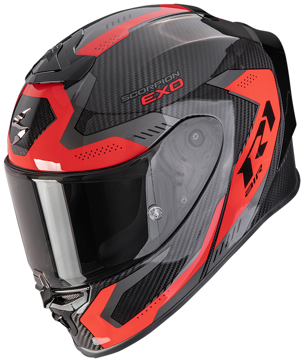 Scorpion EXO-R1 Evo Carbon Air Propel Helmet - Black/Red
