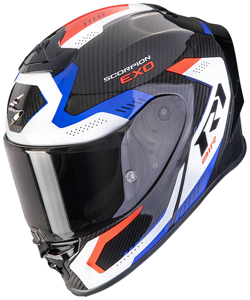 Scorpion EXO-R1 Evo Carbon Air Propel Helmet - Black/White/Red