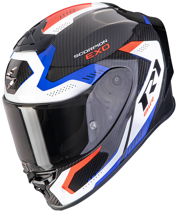 Scorpion EXO-R1 Evo Carbon Air Propel Helmet - Black/White/Red
