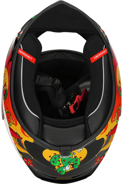 Scorpion Youth EXO-JNR Air Yucatan Helmet - Black/Yellow/Red — Motorcycle Helmets (image 9 of 9)