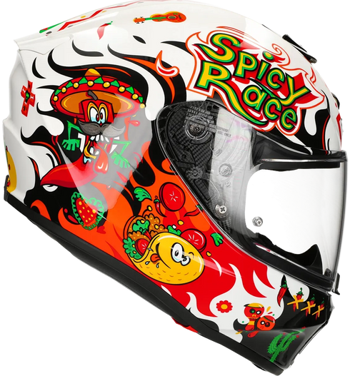 Scorpion Youth EXO-JNR Air Yucatan Helmet - White/Orange/Black — Motorcycle Helmets (image 6 of 11)