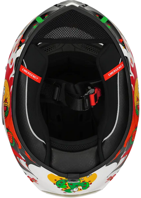 Scorpion Youth EXO-JNR Air Yucatan Helmet - White/Orange/Black — Motorcycle Helmets (image 11 of 11)