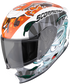 Scorpion Youth EXO-JNR Air The4elements Helmet - White/Blue/Orange