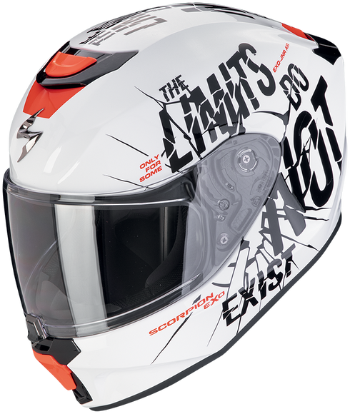 Scorpion Youth EXO-JNR Air Boum Helmet - White/Black