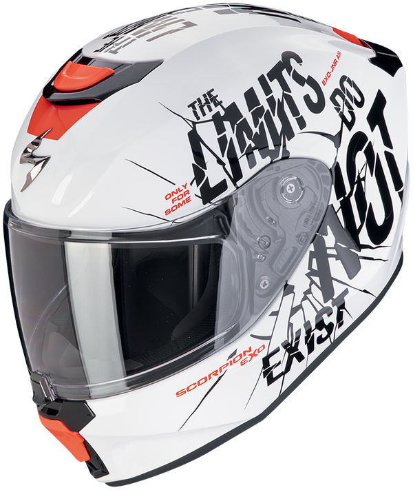 Scorpion Youth EXO-JNR Air Boum Helmet - White/Black