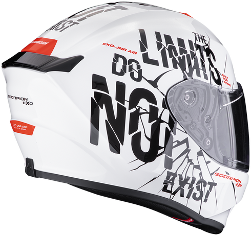 Scorpion Youth EXO-JNR Air Boum Helmet - White/Black