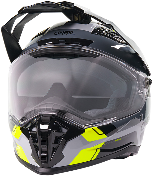 O'Neal 2026 D-SRS Nomad Helmet - Black/Grey/Neon Yellow