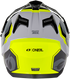 O'Neal 2026 D-SRS Nomad Helmet - Black/Grey/Neon Yellow