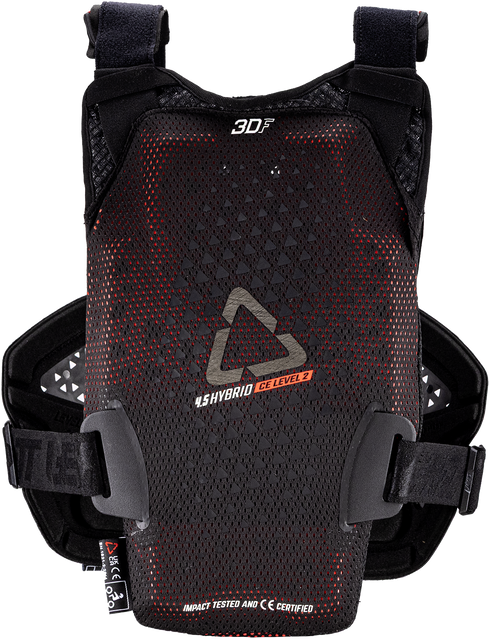 Leatt Youth 4.5 Hybrid Chest Protector - Black
