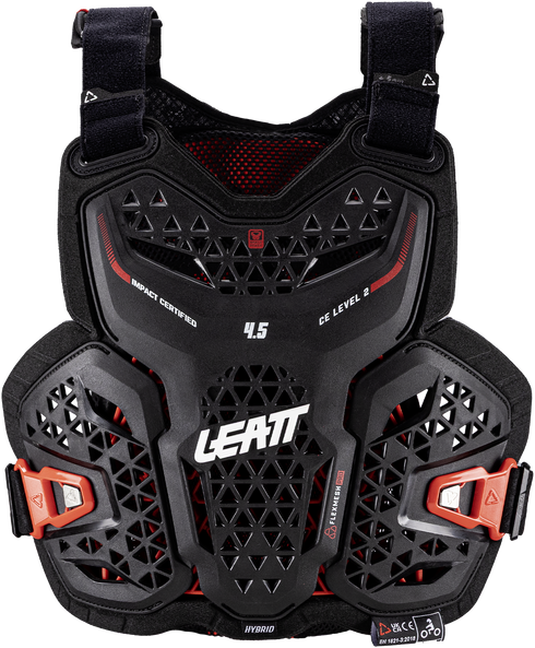 Leatt Youth 4.5 Hybrid Chest Protector - Black