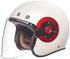 SMK Retro Jet Solid Helmet - GL130 (Pearl White)