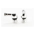 Trickbitz 90° Aluminium Anodized Wheel Valves - Silver (2pc)