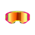 Alpinestars Vision 5 Wordmark Goggles (Red Mirror Lens) - Pink/Yellow