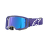 Alpinestars Vision 8 Corp Goggles (Blue Mirror Lens) - Purple