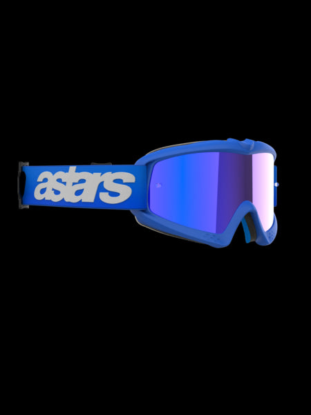 Alpinestars Youth Vision Blaze Goggles Blue Mirror Blue