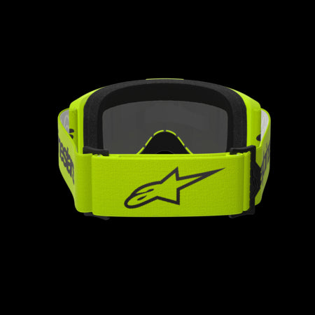 Alpinestars Vision 3 Wordmark Goggles (Clear Lens) - Fluo Yellow