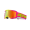 Alpinestars Vision 5 Wordmark Goggles (Red Mirror Lens) - Pink/Yellow