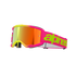 Alpinestars Vision 5 Wordmark Goggles (Red Mirror Lens) - Pink/Yellow