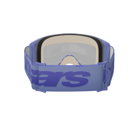 Alpinestars Vision 5 Wordmark Goggles (Blue Mirror Lens) - Purple