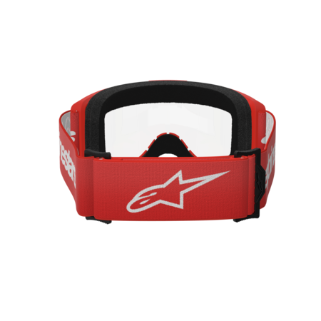 Alpinestars Vision 3 Wordmark Goggles (Clear Lens) - Red