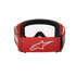 Alpinestars Vision 3 Wordmark Goggles (Clear Lens) - Red