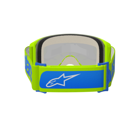 Alpinestars Vision 5 Blaze Goggles (Blue Mirror Lens) - Yellow/Blue