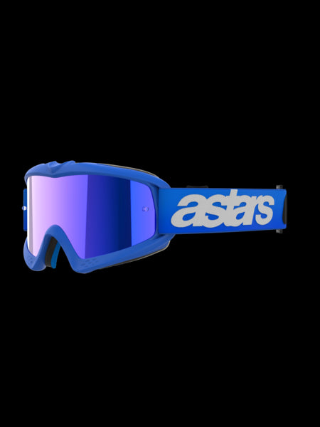 Alpinestars Youth Vision Blaze Goggles Blue Mirror Blue