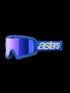 Alpinestars Youth Vision Blaze Goggles Blue Mirror Blue