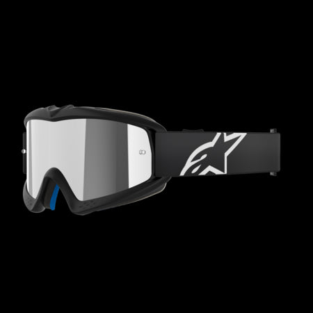 Alpinestars Youth Vision Corp Goggles (Silver Mirror Lens) - Black