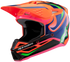 Alpinestars Youth Supertech M3 Deegan Helmet - Orange/Purple/Pink ECE06
